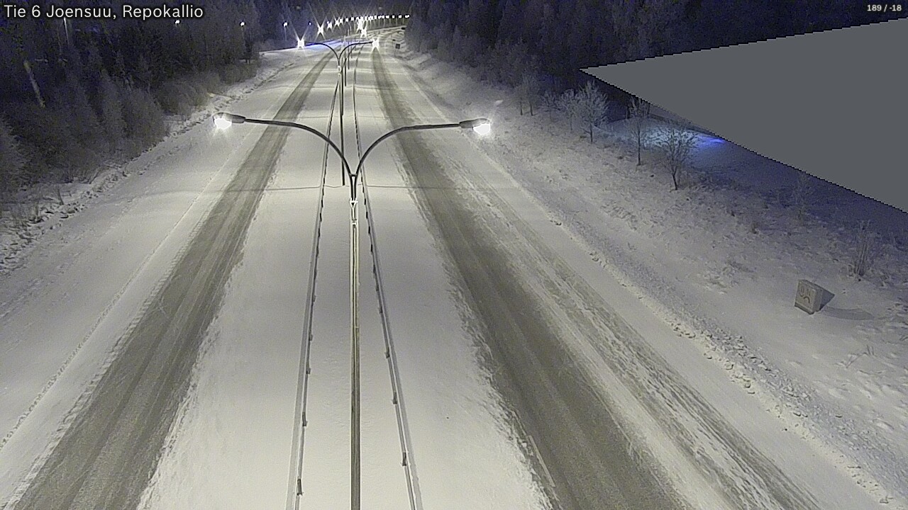 Kelikamerat Kuva Tie 6 Joensuu, Repokallio, Joensuu, Pohjois-Karjala