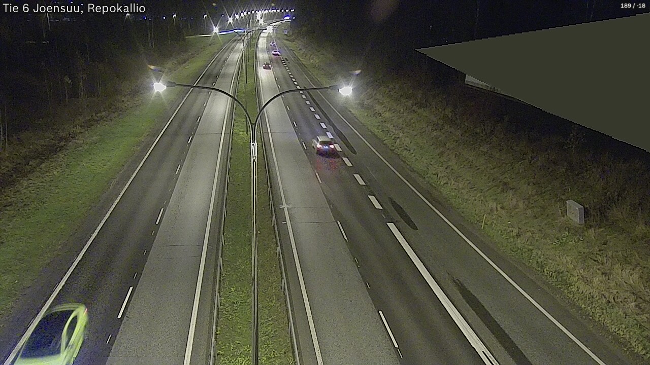 Kelikamerat Kuva Tie 6 Joensuu, Repokallio, Joensuu, Pohjois-Karjala