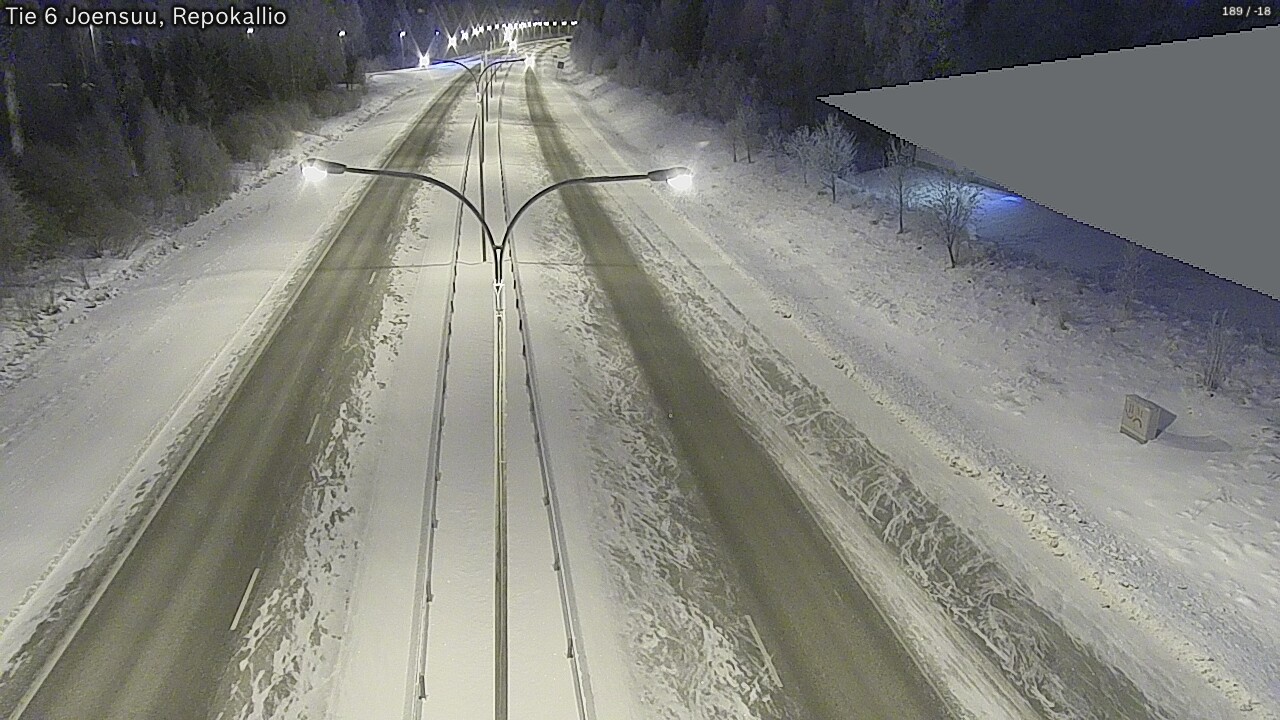 Kelikamerat Kuva Tie 6 Joensuu, Repokallio, Joensuu, Pohjois-Karjala