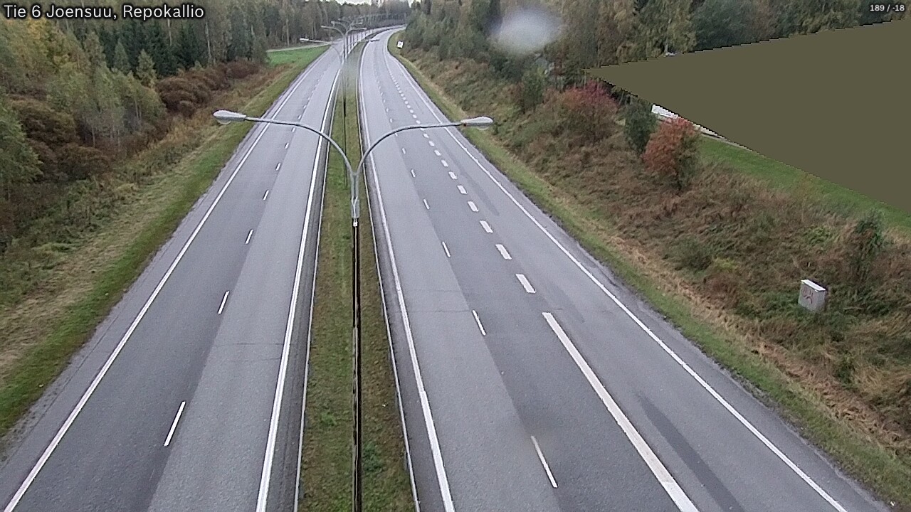 Kelikamerat Kuva Tie 6 Joensuu, Repokallio, Joensuu, Pohjois-Karjala