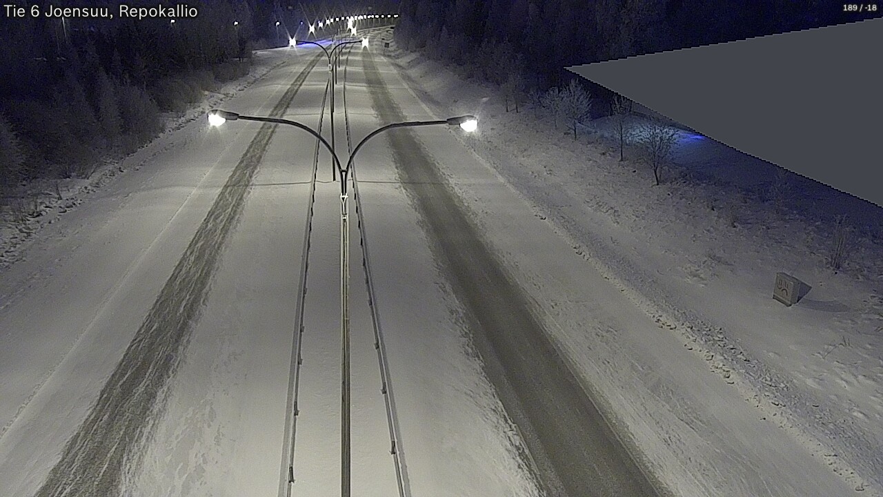 Kelikamerat Kuva Tie 6 Joensuu, Repokallio, Joensuu, Pohjois-Karjala