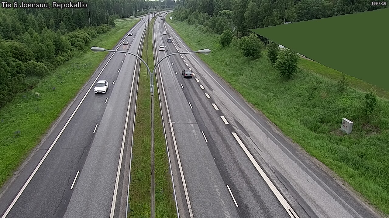 Kelikamerat Kuva Tie 6 Joensuu, Repokallio, Joensuu, Pohjois-Karjala