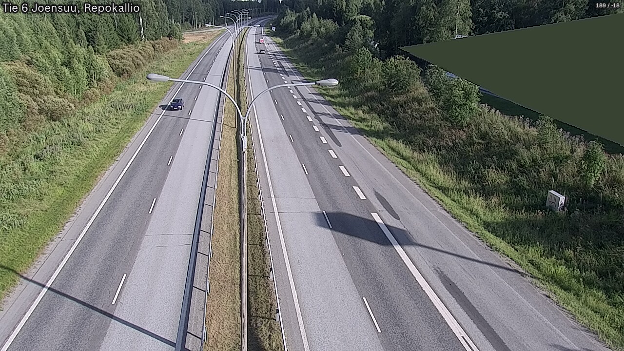 Kelikamerat Kuva Tie 6 Joensuu, Repokallio, Joensuu, Pohjois-Karjala