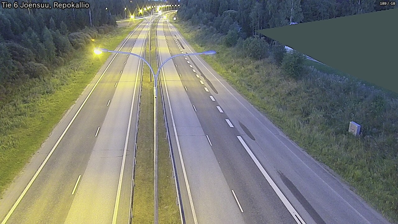 Kelikamerat Kuva Tie 6 Joensuu, Repokallio, Joensuu, Pohjois-Karjala