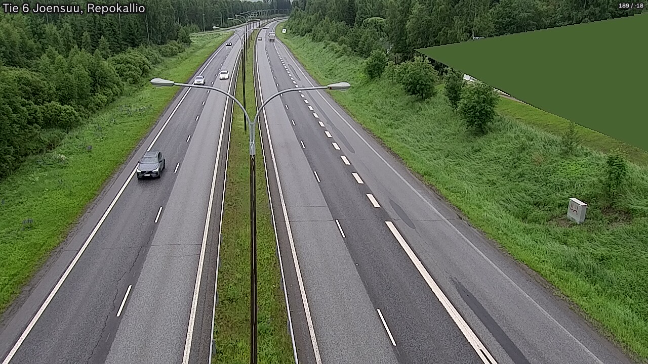 Kelikamerat Kuva Tie 6 Joensuu, Repokallio, Joensuu, Pohjois-Karjala