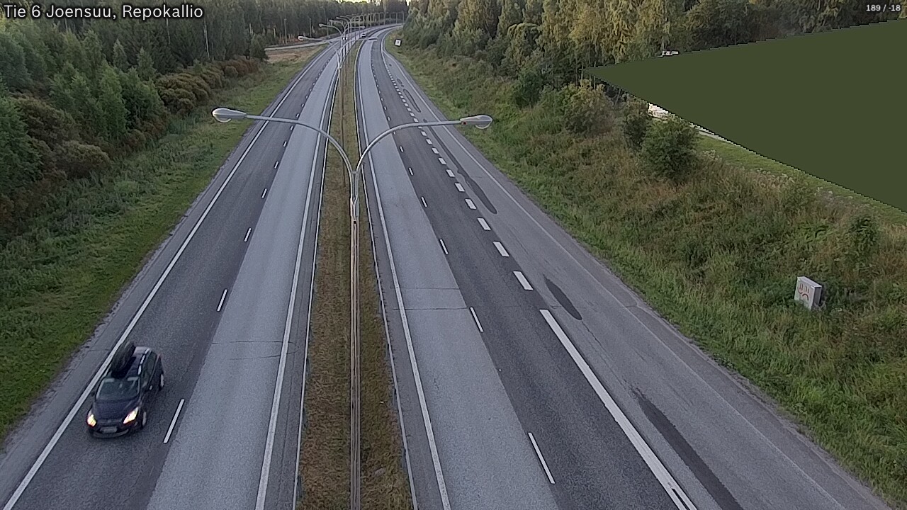 Kelikamerat Kuva Tie 6 Joensuu, Repokallio, Joensuu, Pohjois-Karjala