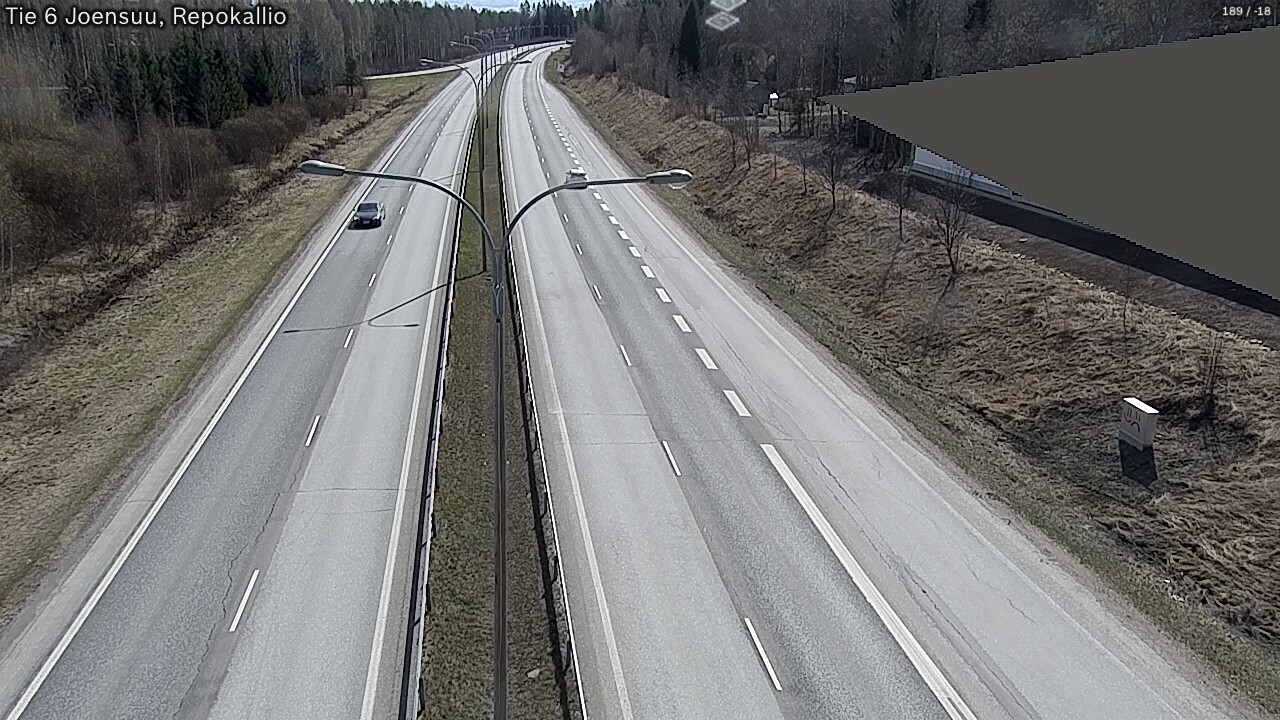 Weather Camera Image Väg 6 Joensuu, Repokallio, Joensuu, Pohjois-Karjala