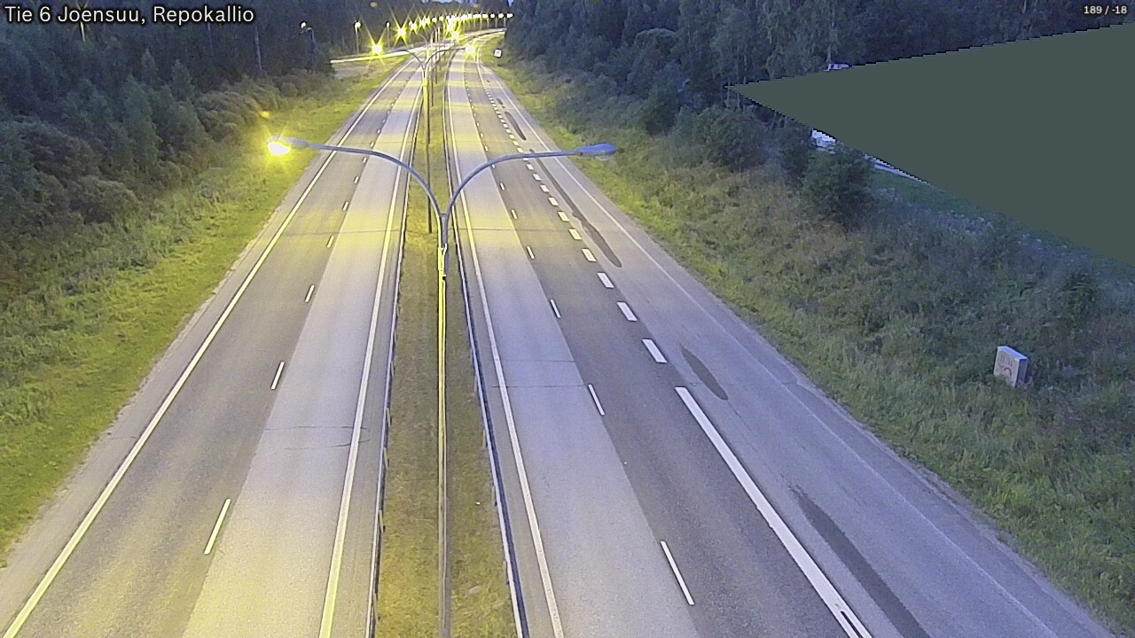 Kelikamerat Kuva Tie 6 Joensuu, Repokallio, Joensuu, Pohjois-Karjala