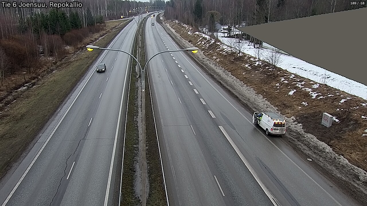 Kelikamerat Kuva Tie 6 Joensuu, Repokallio, Joensuu, Pohjois-Karjala