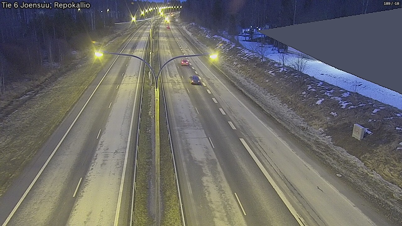 Kelikamerat Kuva Tie 6 Joensuu, Repokallio, Joensuu, Pohjois-Karjala