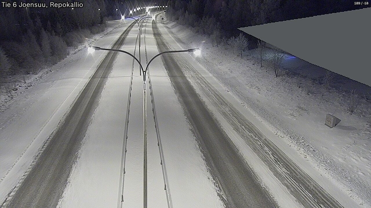 Kelikamerat Kuva Tie 6 Joensuu, Repokallio, Joensuu, Pohjois-Karjala