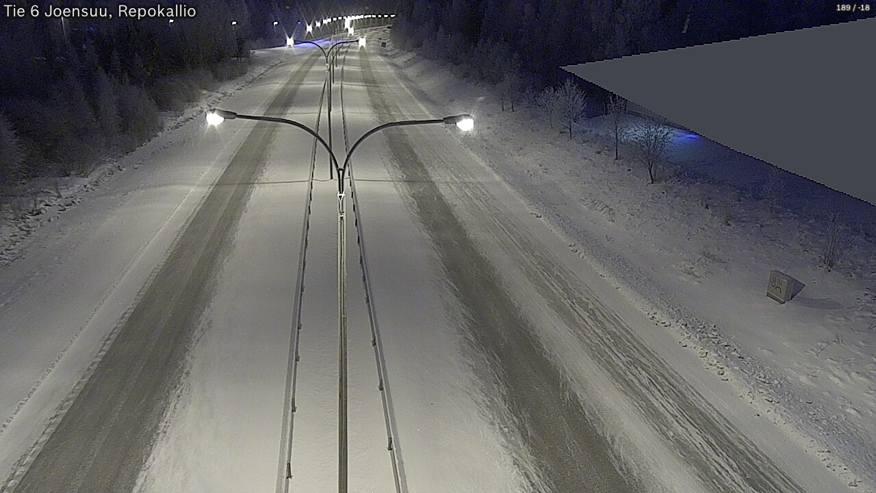 Kelikamerat Kuva Tie 6 Joensuu, Repokallio, Joensuu, Pohjois-Karjala