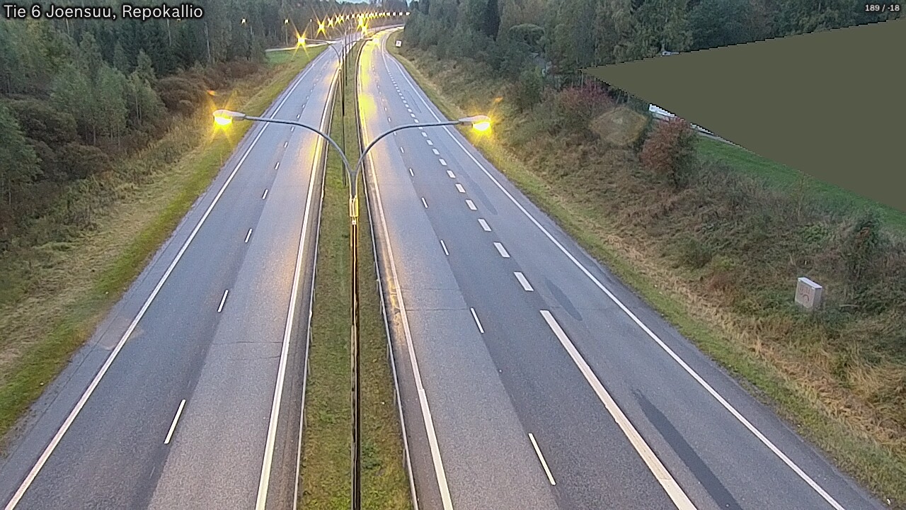 Kelikamerat Kuva Tie 6 Joensuu, Repokallio, Joensuu, Pohjois-Karjala