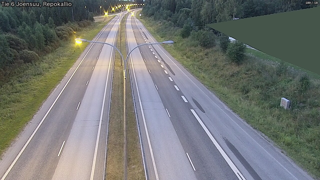 Kelikamerat Kuva Tie 6 Joensuu, Repokallio, Joensuu, Pohjois-Karjala