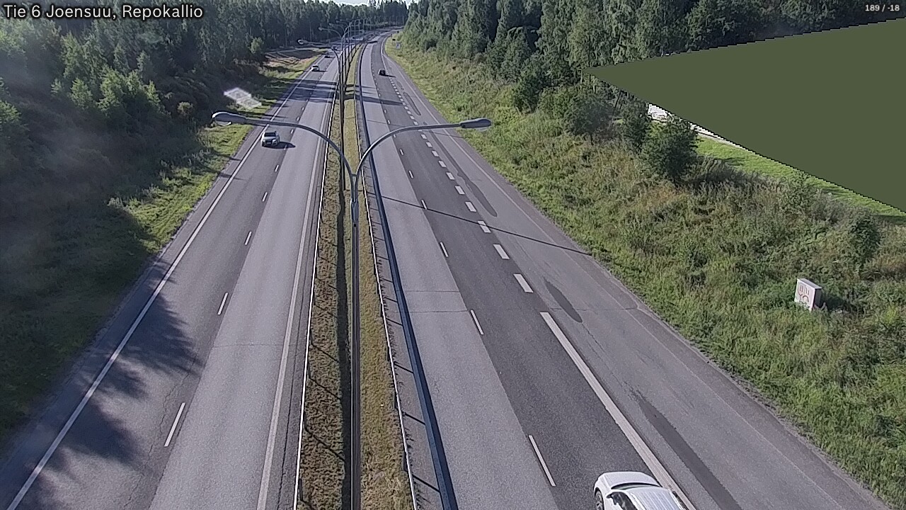 Weather Camera Image Road 6 Joensuu, Repokallio, Joensuu, Pohjois-Karjala