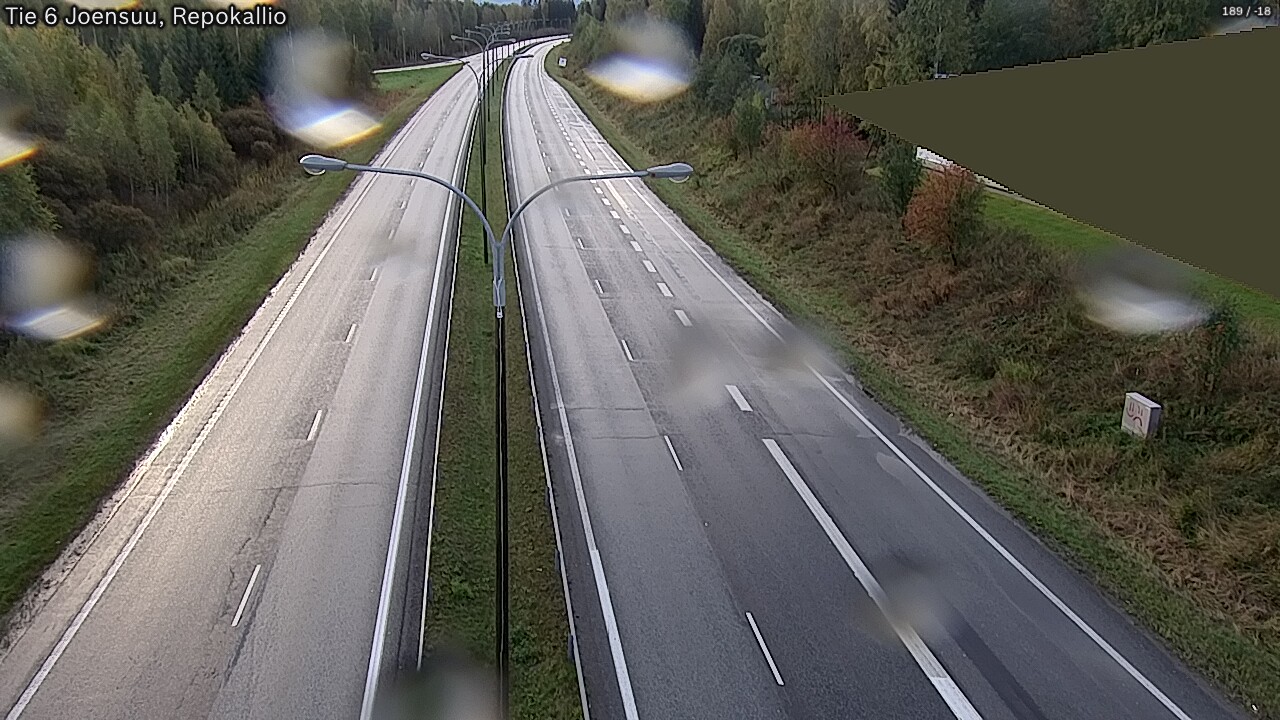 Weather Camera Image Road 6 Joensuu, Repokallio, Joensuu, Pohjois-Karjala