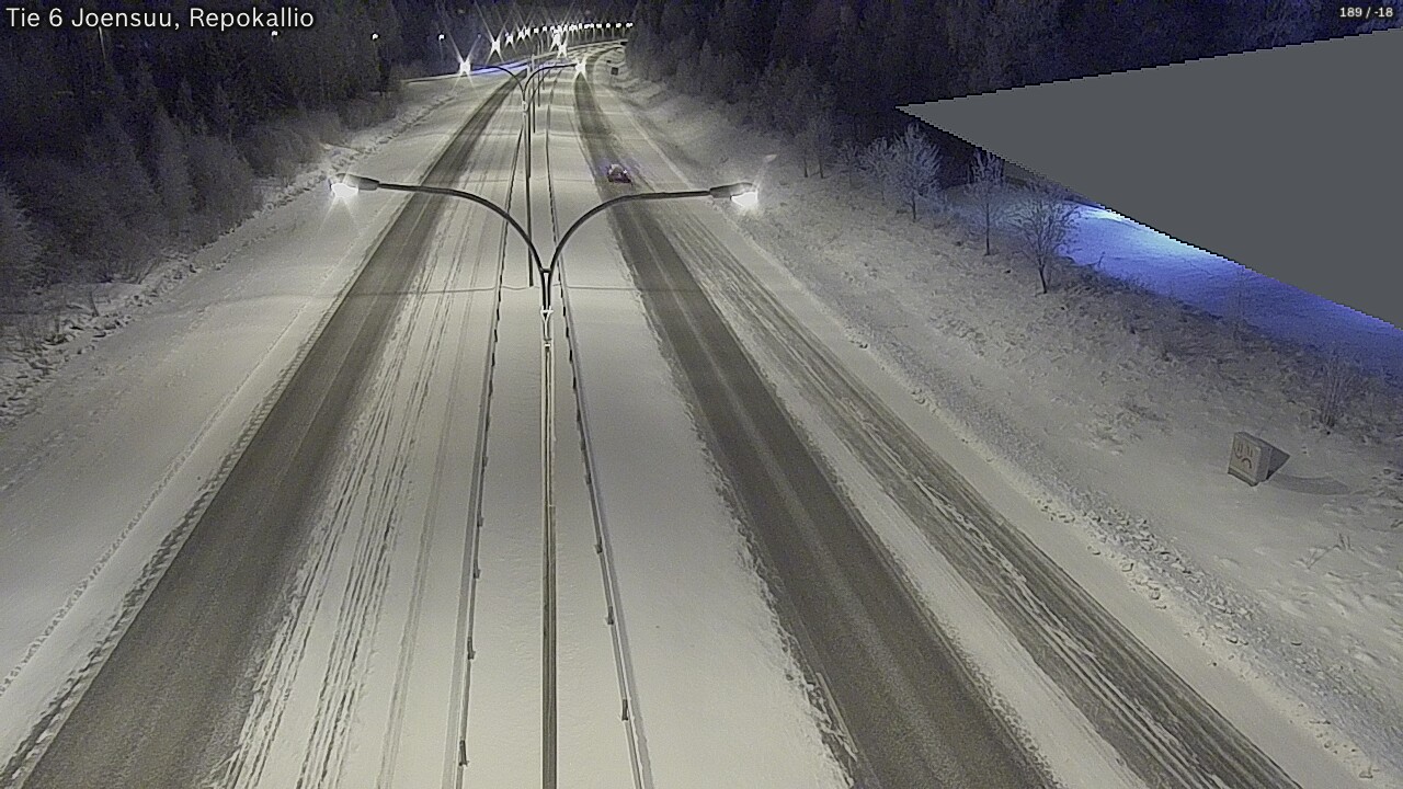 Kelikamerat Kuva Tie 6 Joensuu, Repokallio, Joensuu, Pohjois-Karjala