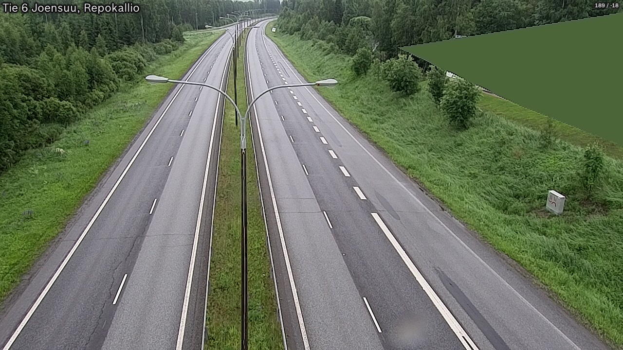 Kelikamerat Kuva Tie 6 Joensuu, Repokallio, Joensuu, Pohjois-Karjala