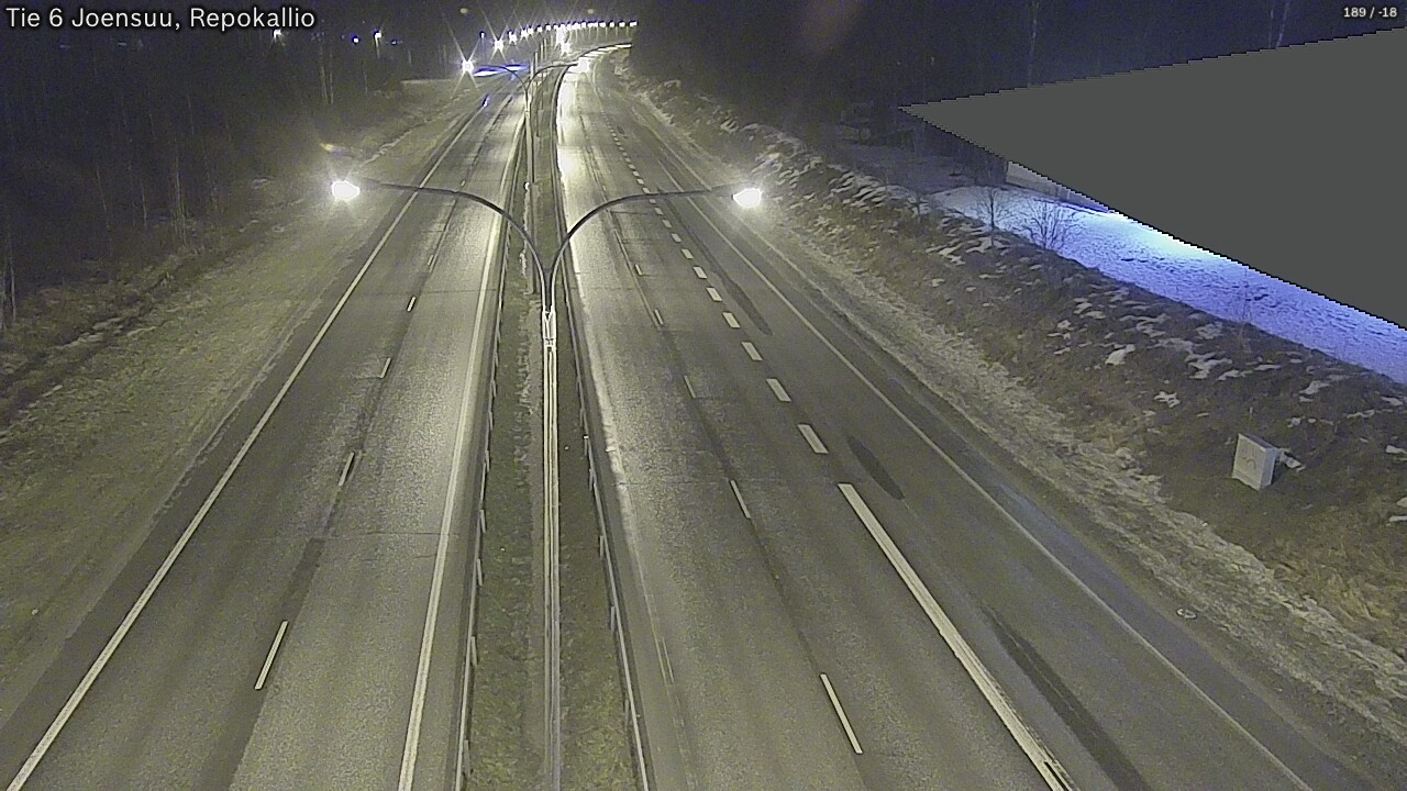 Kelikamerat Kuva Tie 6 Joensuu, Repokallio, Joensuu, Pohjois-Karjala