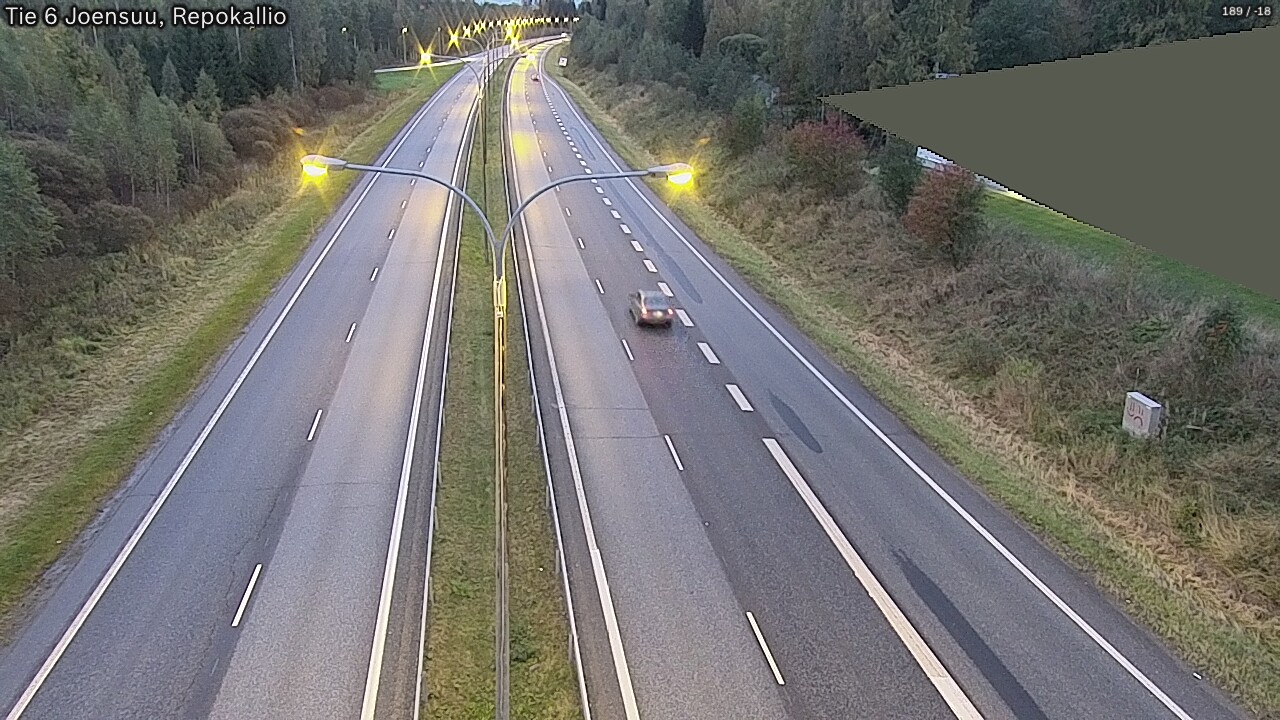Kelikamerat Kuva Tie 6 Joensuu, Repokallio, Joensuu, Pohjois-Karjala