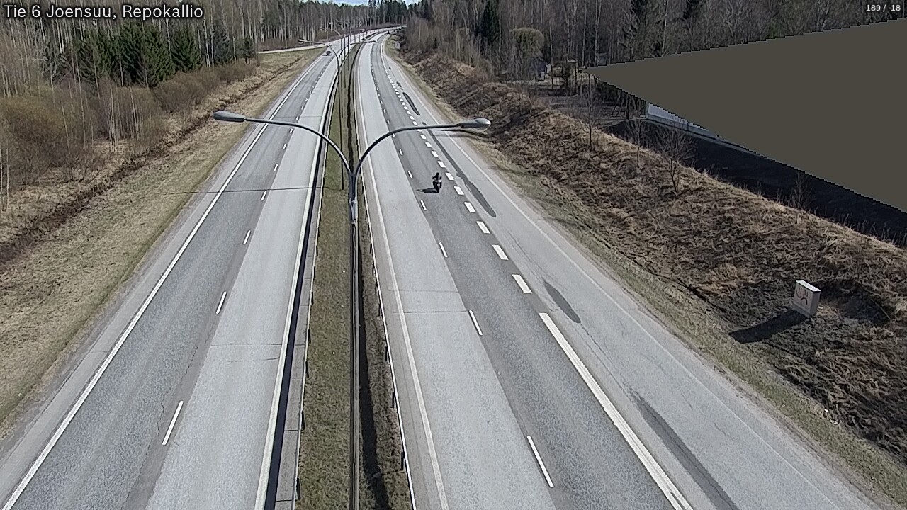 Weather Camera Image Väg 6 Joensuu, Repokallio, Joensuu, Pohjois-Karjala