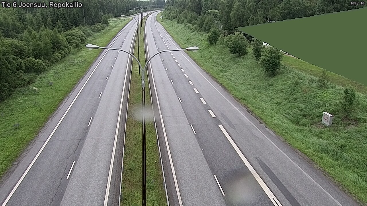 Kelikamerat Kuva Tie 6 Joensuu, Repokallio, Joensuu, Pohjois-Karjala
