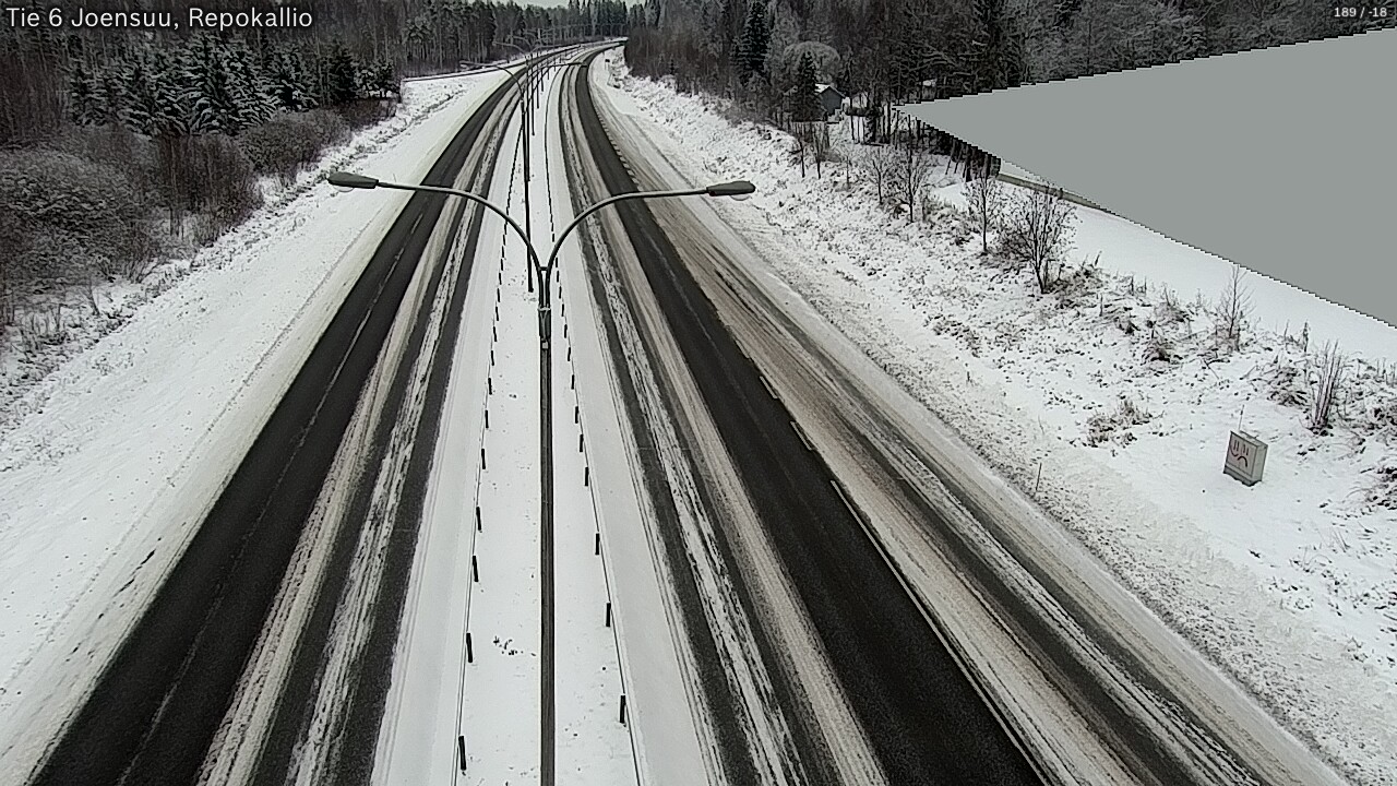 Weather Camera Image Väg 6 Joensuu, Repokallio, Joensuu, Pohjois-Karjala