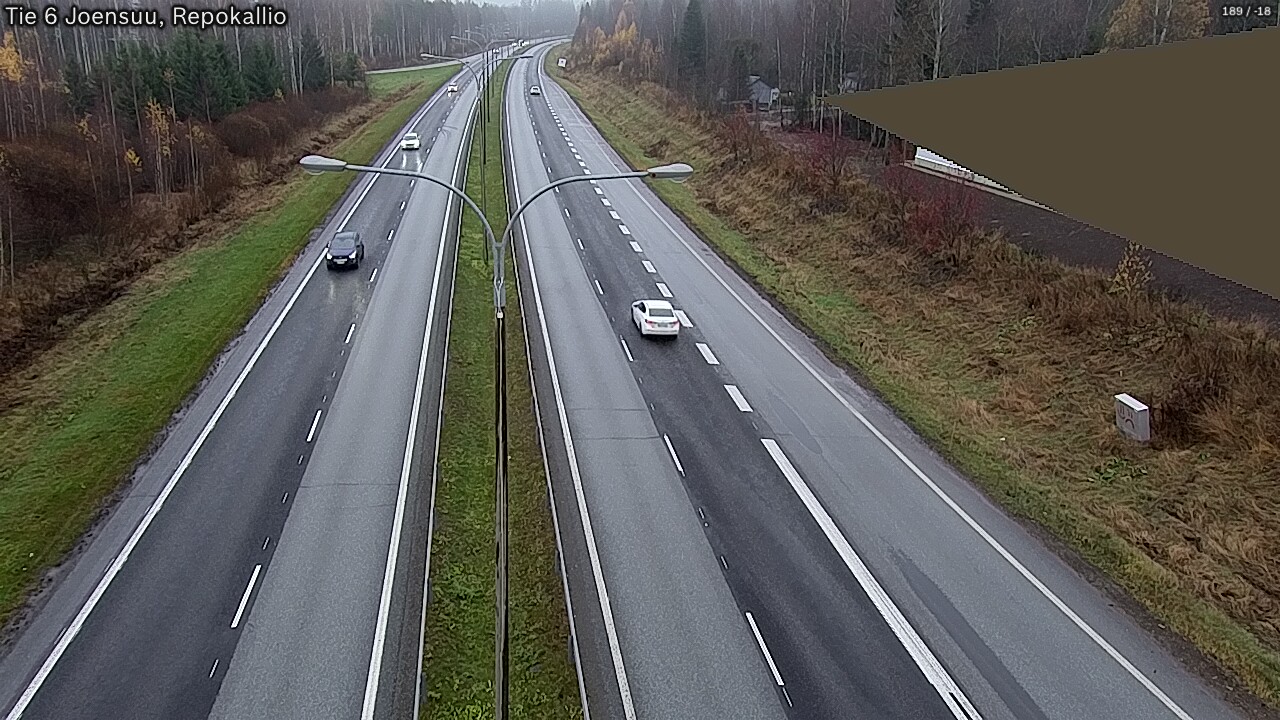 Kelikamerat Kuva Tie 6 Joensuu, Repokallio, Joensuu, Pohjois-Karjala