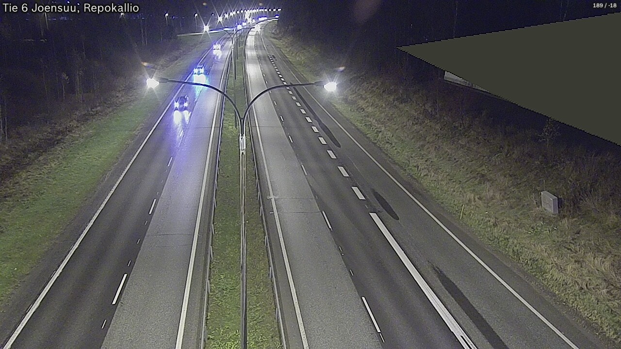 Kelikamerat Kuva Tie 6 Joensuu, Repokallio, Joensuu, Pohjois-Karjala