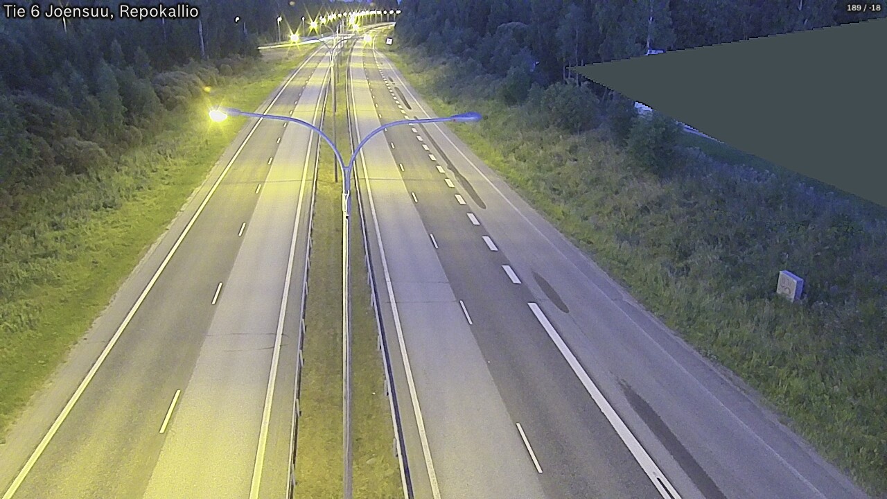 Kelikamerat Kuva Tie 6 Joensuu, Repokallio, Joensuu, Pohjois-Karjala