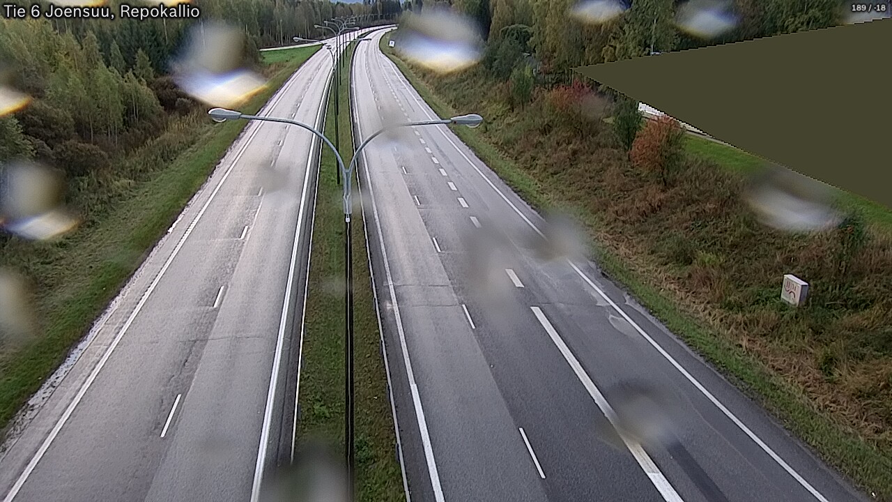 Weather Camera Image Road 6 Joensuu, Repokallio, Joensuu, Pohjois-Karjala