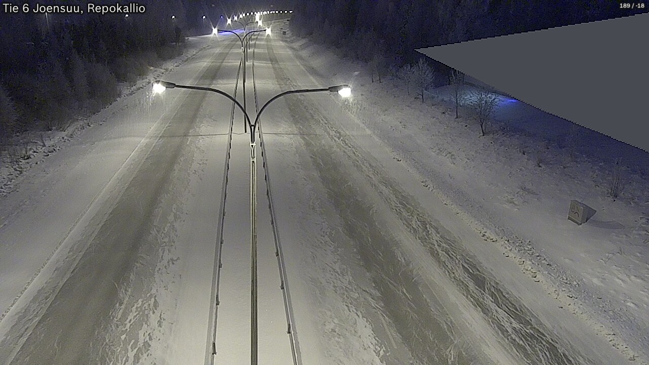 Kelikamerat Kuva Tie 6 Joensuu, Repokallio, Joensuu, Pohjois-Karjala