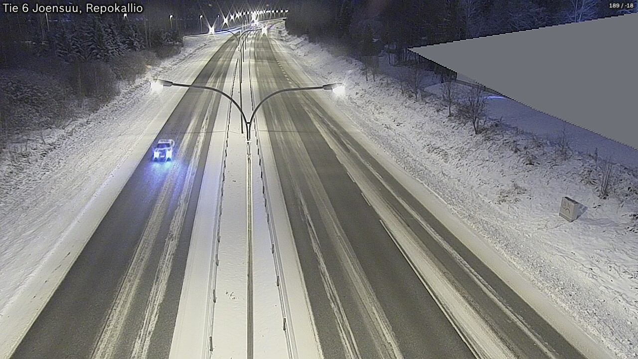 Weather Camera Image Väg 6 Joensuu, Repokallio, Joensuu, Pohjois-Karjala