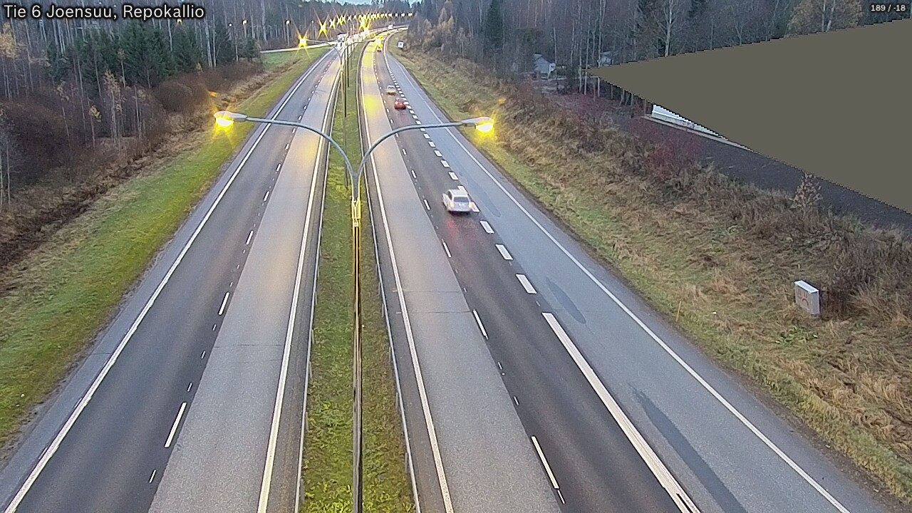 Kelikamerat Kuva Tie 6 Joensuu, Repokallio, Joensuu, Pohjois-Karjala