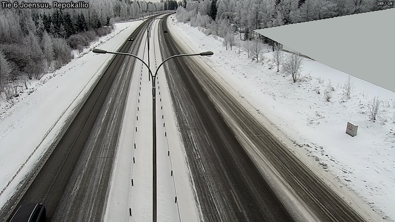 Weather Camera Image Väg 6 Joensuu, Repokallio, Joensuu, Pohjois-Karjala