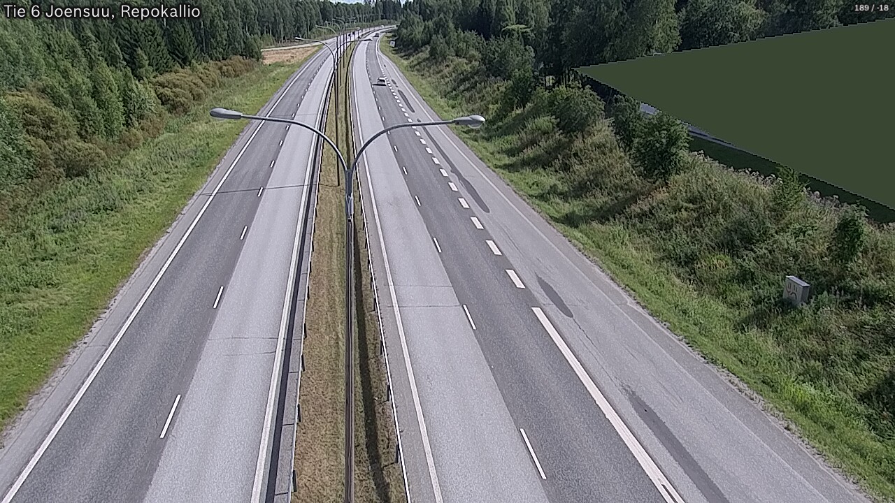 Kelikamerat Kuva Tie 6 Joensuu, Repokallio, Joensuu, Pohjois-Karjala