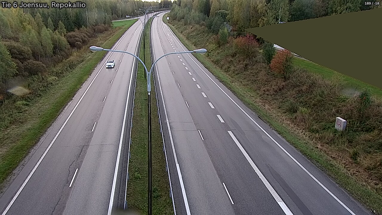 Weather Camera Image Road 6 Joensuu, Repokallio, Joensuu, Pohjois-Karjala