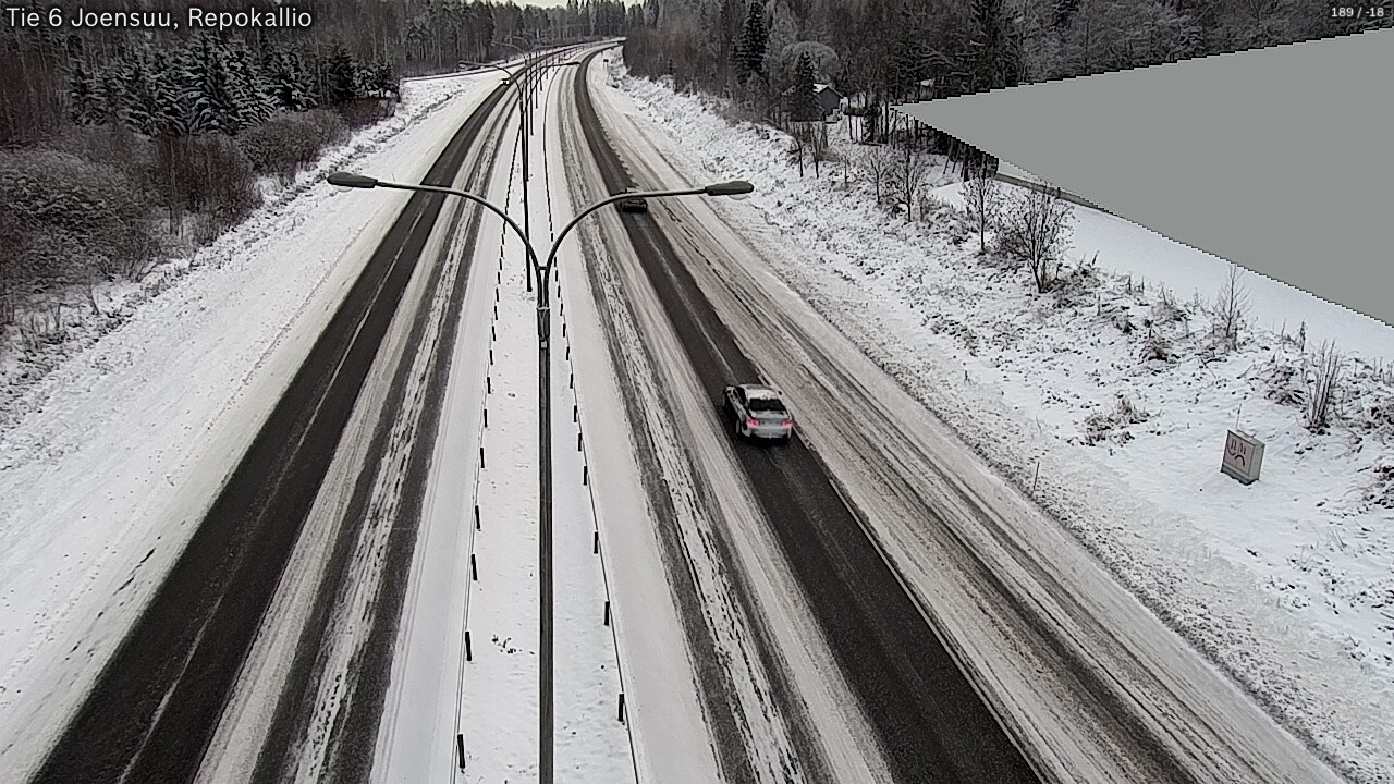 Weather Camera Image Väg 6 Joensuu, Repokallio, Joensuu, Pohjois-Karjala