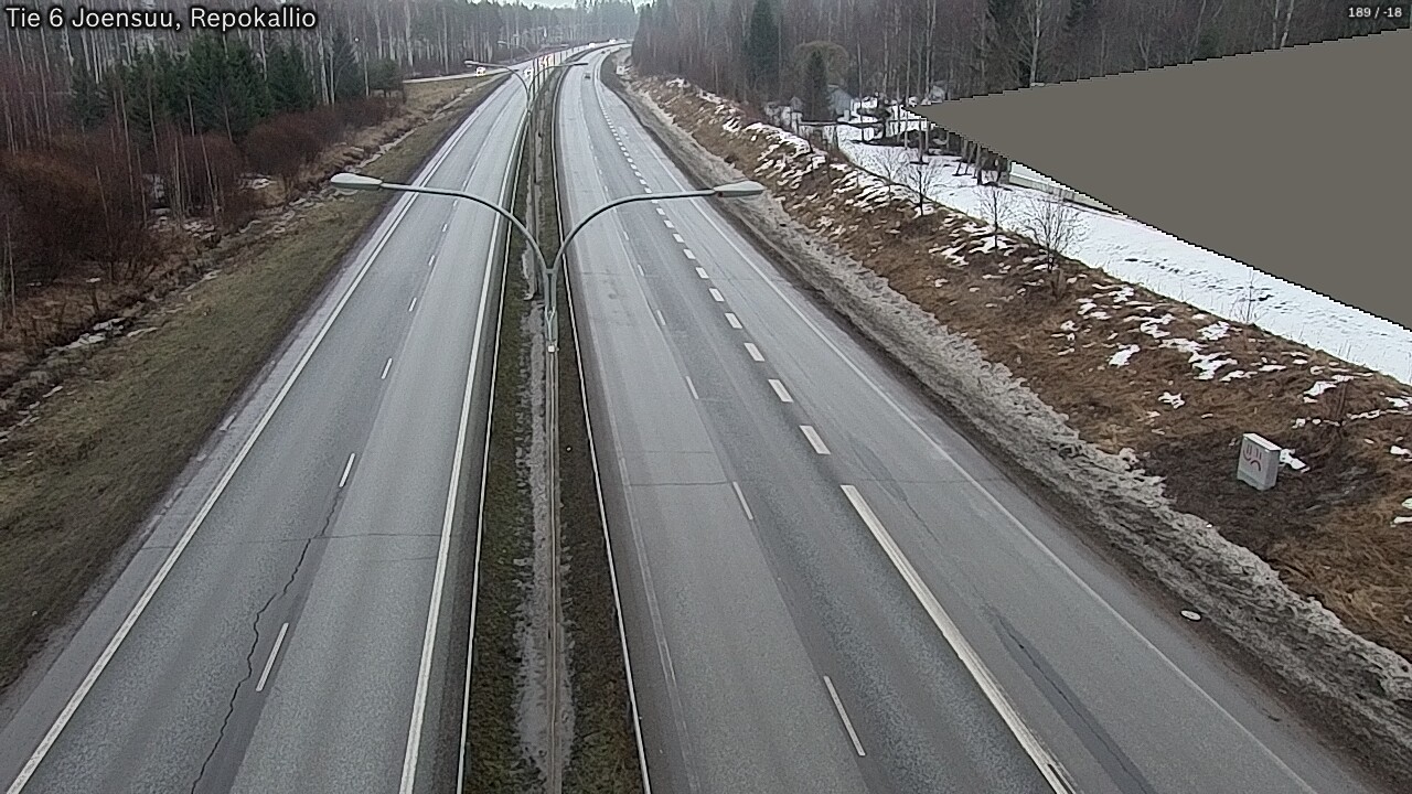 Kelikamerat Kuva Tie 6 Joensuu, Repokallio, Joensuu, Pohjois-Karjala