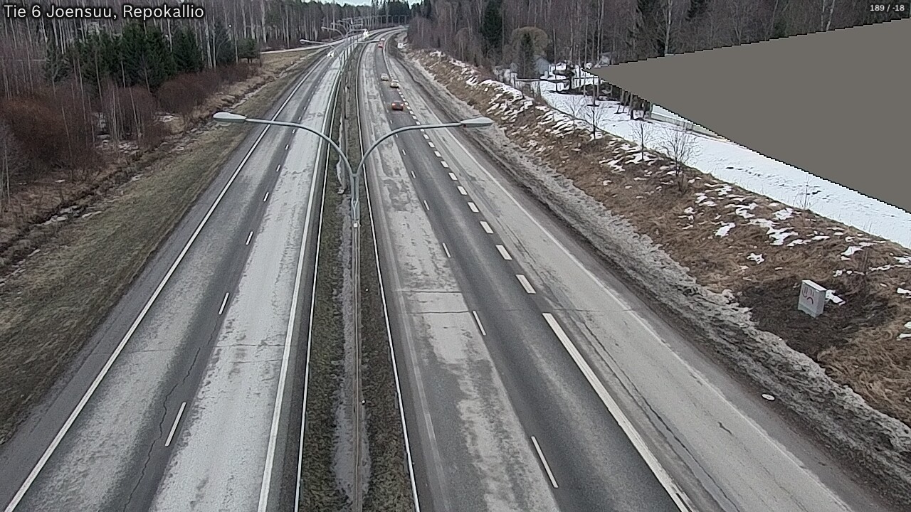 Kelikamerat Kuva Tie 6 Joensuu, Repokallio, Joensuu, Pohjois-Karjala