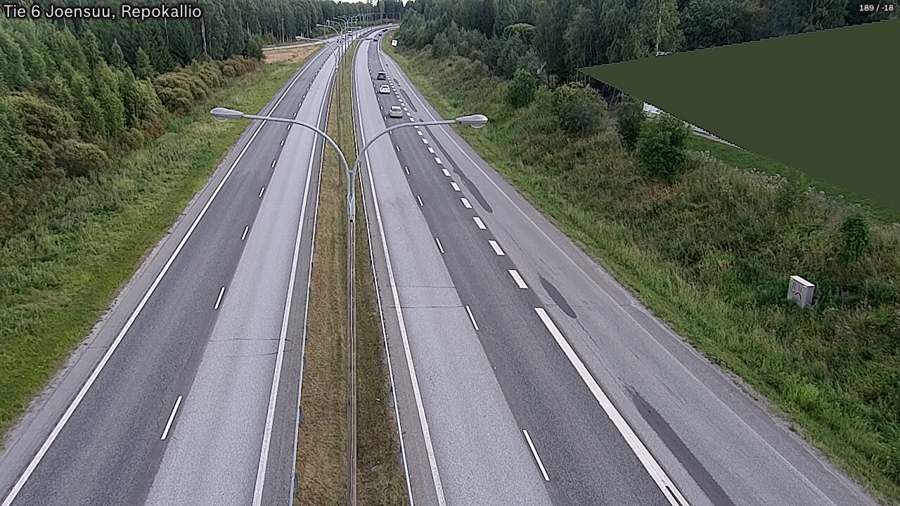 Kelikamerat Kuva Tie 6 Joensuu, Repokallio, Joensuu, Pohjois-Karjala