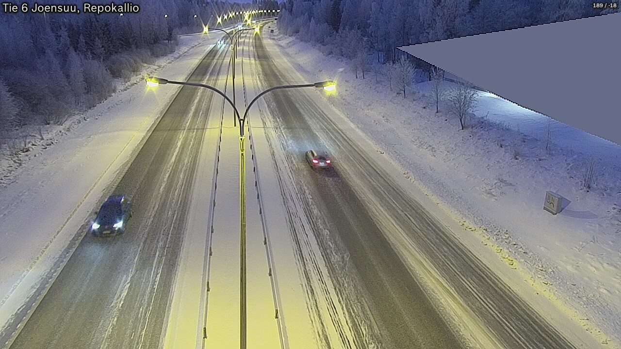 Kelikamerat Kuva Tie 6 Joensuu, Repokallio, Joensuu, Pohjois-Karjala