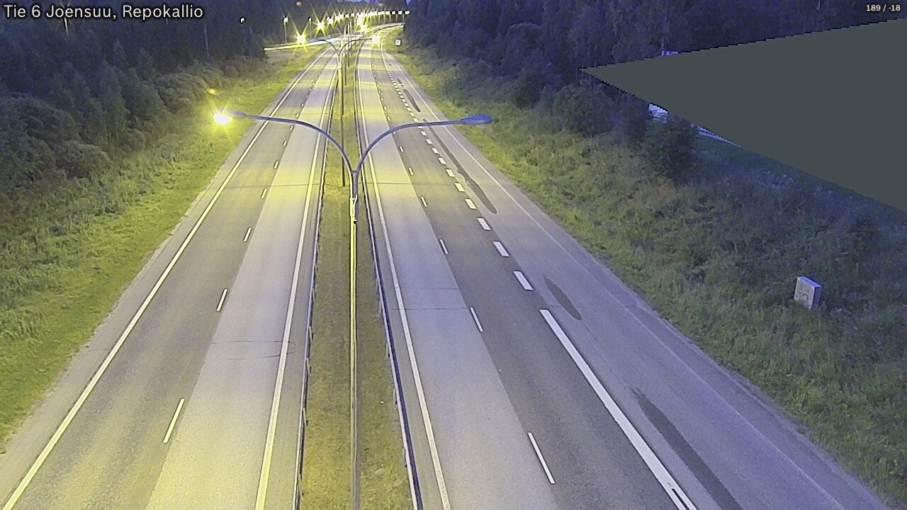 Kelikamerat Kuva Tie 6 Joensuu, Repokallio, Joensuu, Pohjois-Karjala