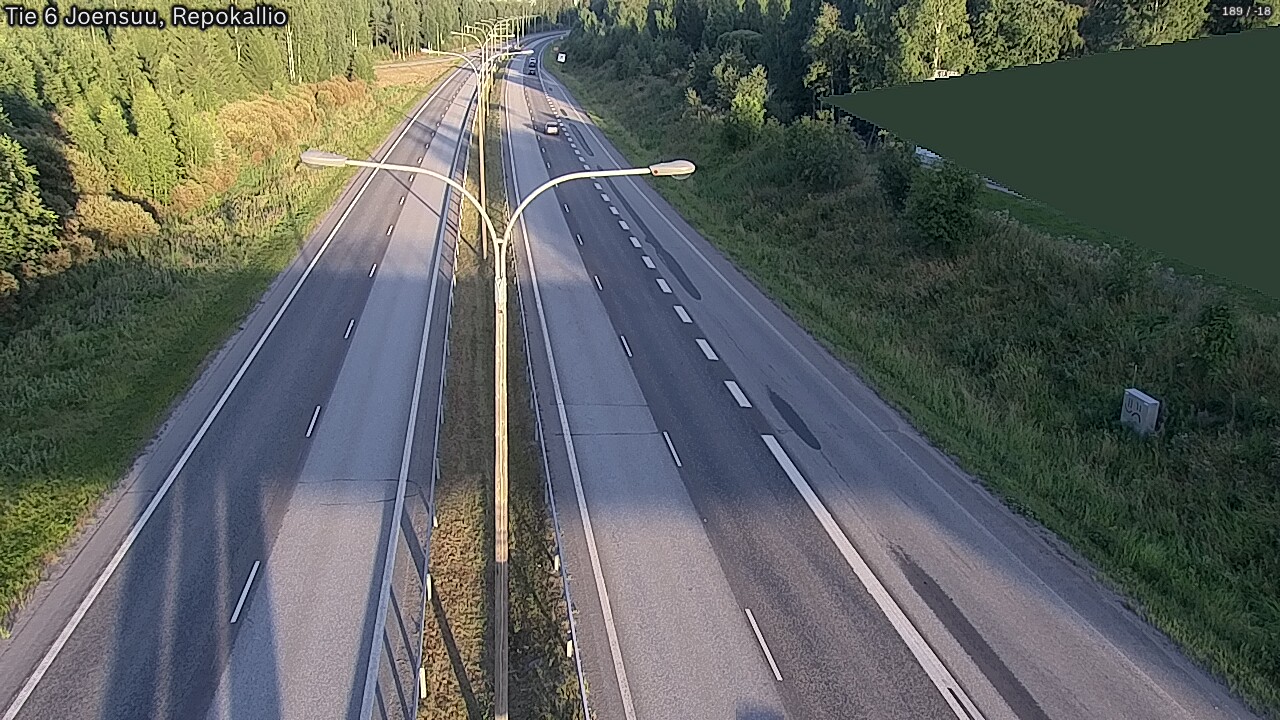 Kelikamerat Kuva Tie 6 Joensuu, Repokallio, Joensuu, Pohjois-Karjala