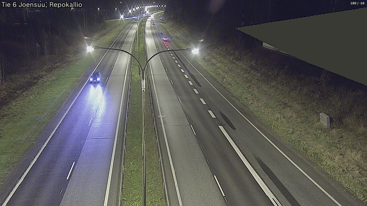 Kelikamerat Kuva Tie 6 Joensuu, Repokallio, Joensuu, Pohjois-Karjala