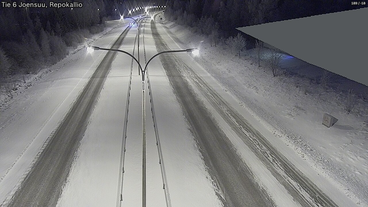 Kelikamerat Kuva Tie 6 Joensuu, Repokallio, Joensuu, Pohjois-Karjala