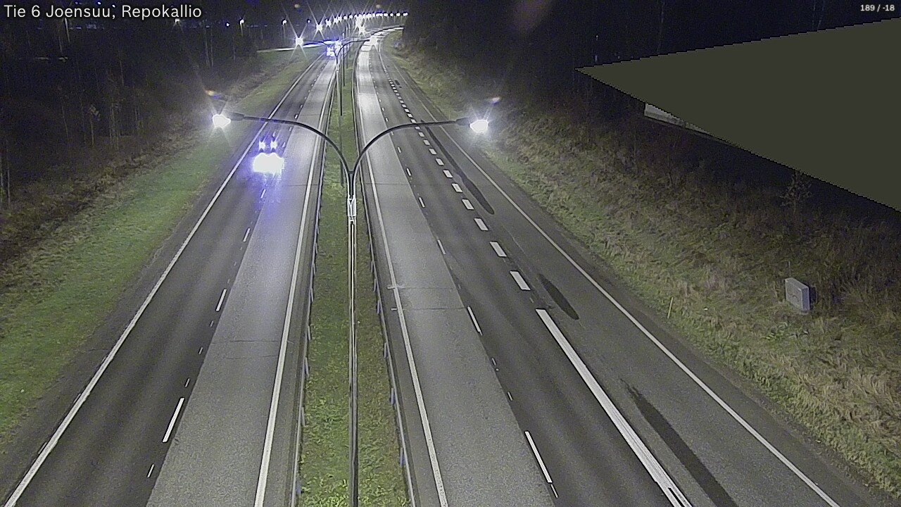 Kelikamerat Kuva Tie 6 Joensuu, Repokallio, Joensuu, Pohjois-Karjala