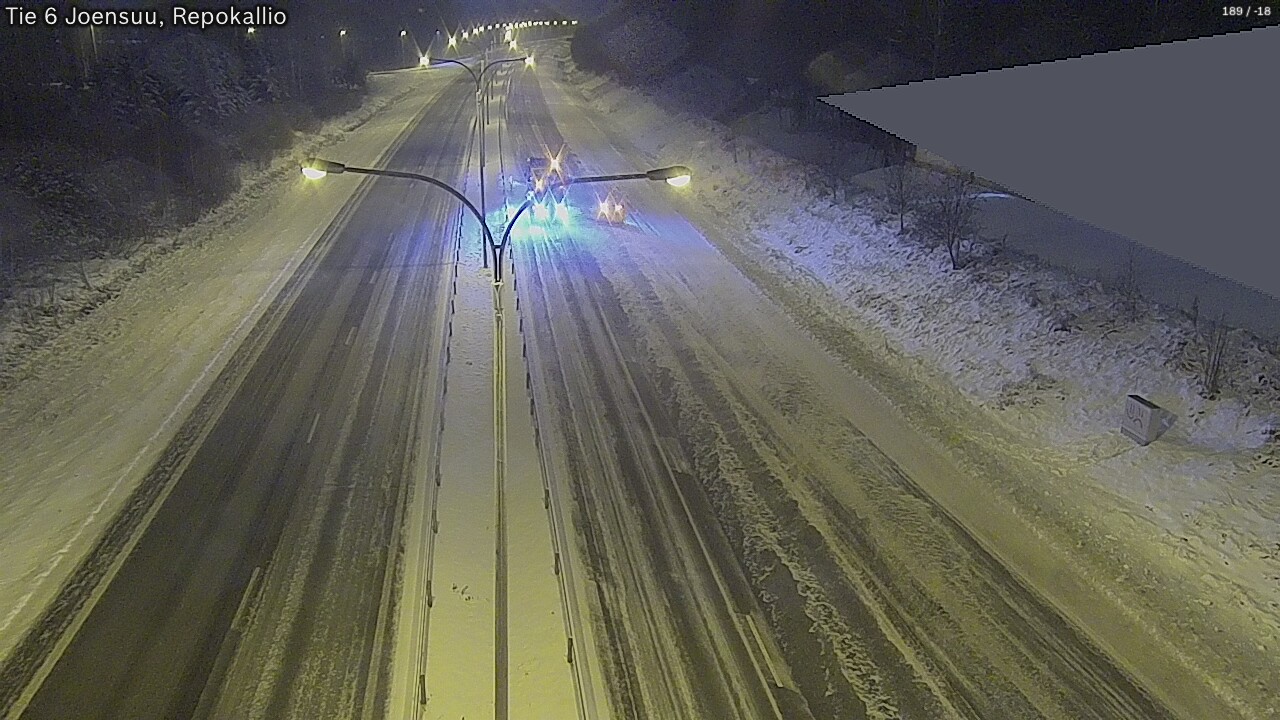 Weather Camera Image Väg 6 Joensuu, Repokallio, Joensuu, Pohjois-Karjala