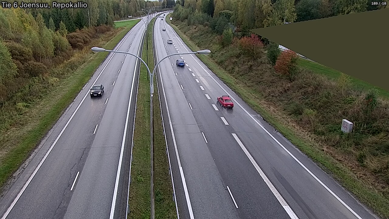Kelikamerat Kuva Tie 6 Joensuu, Repokallio, Joensuu, Pohjois-Karjala