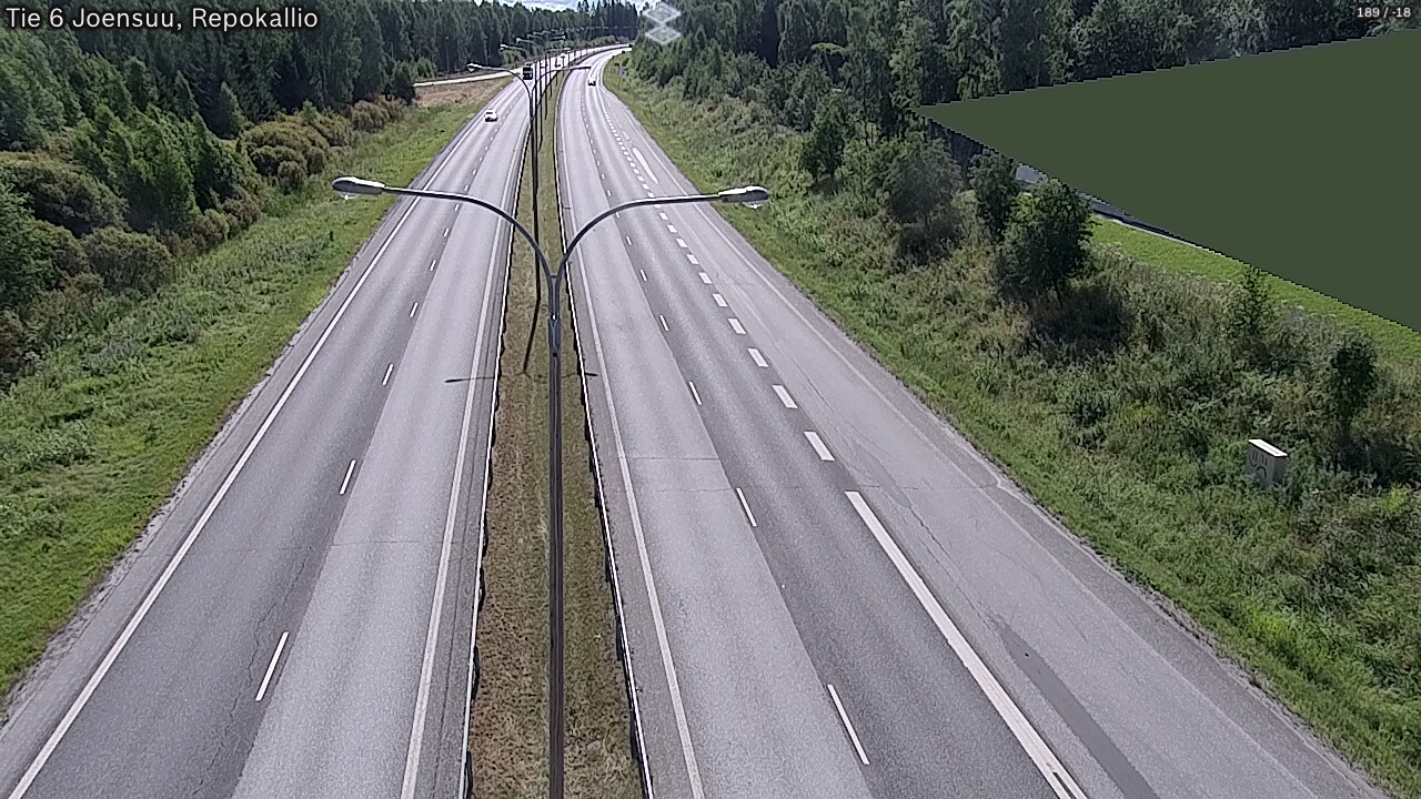 Kelikamerat Kuva Tie 6 Joensuu, Repokallio, Joensuu, Pohjois-Karjala